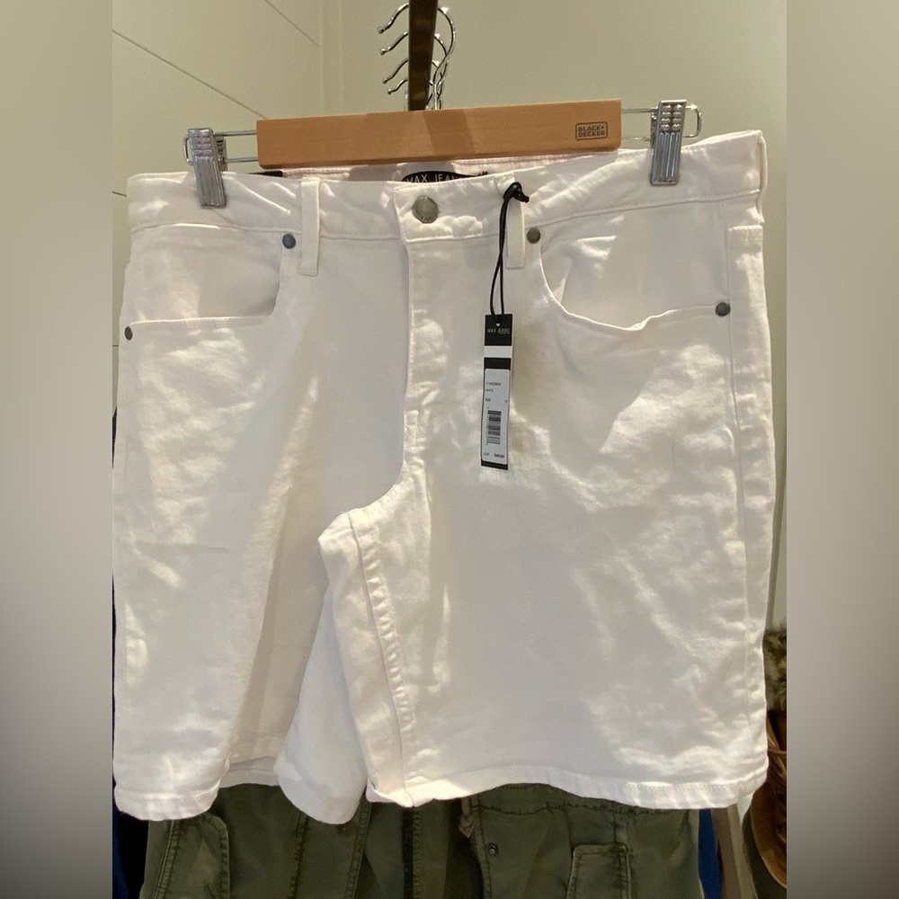 Max Jeans White Jean Shorts for Women